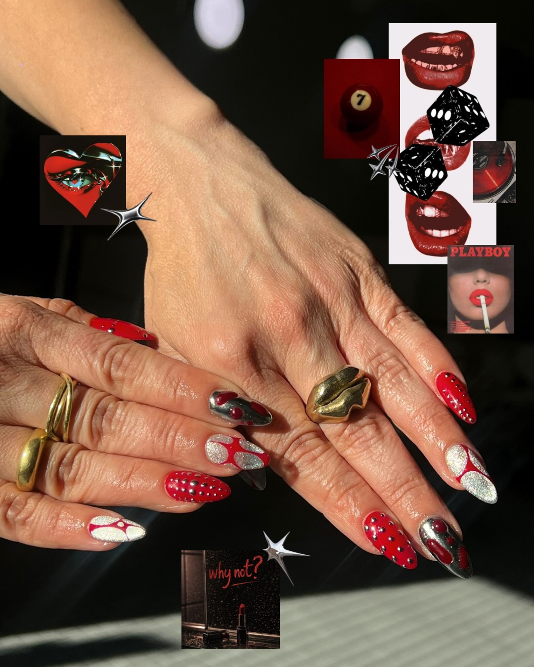 Editorial nail work by The Beauty Shoppe