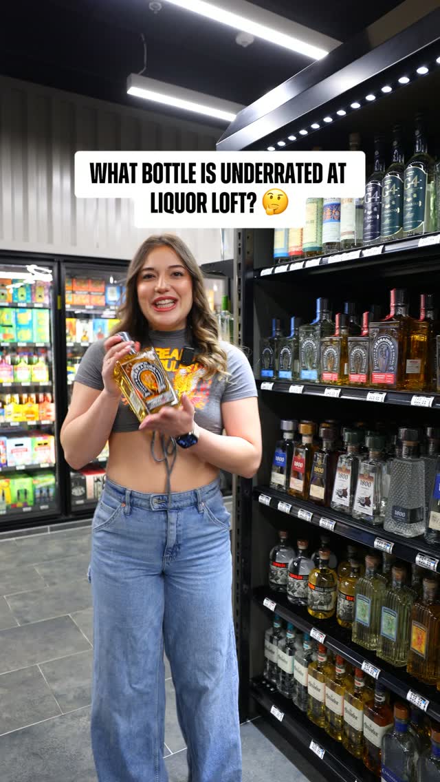 Bottle recommendation inside Liquor Loft